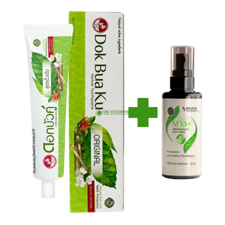 M33 + Zubná pasta Twin Lotus Original Herbal 100g M33 + Zubná pasta Twin Lotus Original Herbal 100g