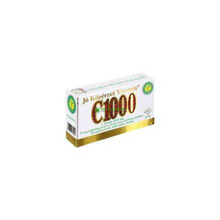 Vitamín C 1000 mg 30 tabliet + šípky + bioflavonoidy